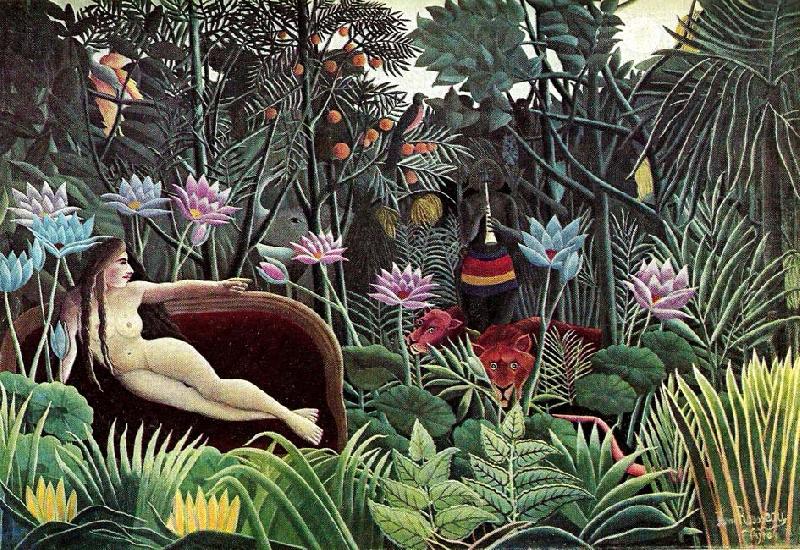 Henri Rousseau Yadwighas drom china oil painting image